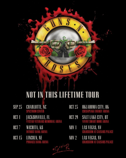 GUNS N' ROSES Announces Fall 2019 U.S. Tour Dates